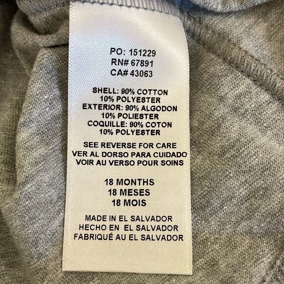 New Kids NFL Team Apparel Arizona Cardinals 3 piece set 18 Months White and grey - Picture 6 of 14